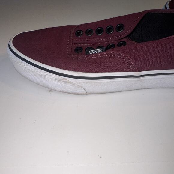 Vans Women Authentic Port Royale/ Red/Black Classic Low Top Shoe Size 8 - Picture 4 of 8